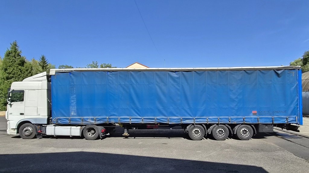 DAF XF 460 FT 12,9 L/340 kW + návěs KÖGEL SN24-1 – registrace LITVA